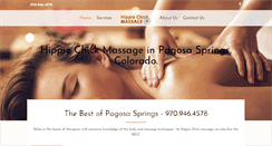 Desktop Screenshot of hippiechickmassage.com